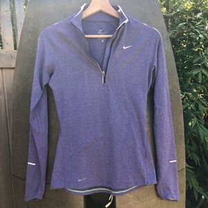 Nike Half Zip Purple Running Shirt